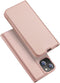 Dux Ducis Skin Pro Series Apple Hoesje geschikt voor iPhone 14 - Portemonnee Roze