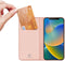 Dux Ducis Skin Pro Series Apple Hoesje geschikt voor iPhone 14 - Portemonnee Roze