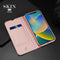 Dux Ducis Skin Pro Series Apple Hoesje geschikt voor iPhone 14 - Portemonnee Roze