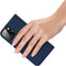 Dux Ducis - Slim bookcase hoes - Geschikt voor iPhone 13 Mini - Blauw