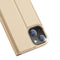 Dux Ducis - Slim bookcase hoes - Geschikt voor iPhone 13 Mini - Goud