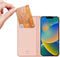 Dux Ducis - Slim bookcase hoes - Geschikt voor iPhone 14+ / 14 Plus - Roze