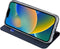 Dux Ducis - Slim bookcase hoes - Geschikt voor iPhone 14+ / 14 Plus - Blauw