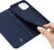 Dux Ducis - Slim bookcase hoes - Geschikt voor iPhone 14 - Blauw