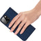 Dux Ducis - Slim bookcase hoes - Geschikt voor iPhone 14 - Blauw