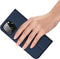 Dux Ducis - Slim bookcase hoes - Geschikt voor iPhone 14 Pro - Blauw