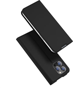 Dux Ducis - Slim bookcase hoes - Geschikt voor iPhone 14 Pro Max - Zwart