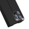 Dux Ducis - Slim bookcase hoes - Geschikt voor iPhone 14 Pro Max - Zwart