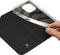 Dux Ducis - Slim bookcase hoes - Geschikt voor iPhone 14 Pro Max - Zwart