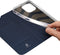 Dux Ducis - Slim bookcase hoes - Geschikt voor iPhone 14 Pro Max - Blauw