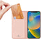 Dux Ducis - Slim bookcase hoes - Geschikt voor iPhone 14 - Roze