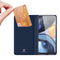 Dux Ducis - Slim bookcase hoes - Geschikt voor Motorola Moto G200 - Blauw