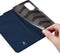 Dux Ducis - Slim bookcase hoes - Geschikt voor Motorola Moto G200 - Blauw