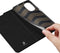 Dux Ducis - Slim bookcase hoes - Geschikt voor Motorola Moto G52 - Zwart