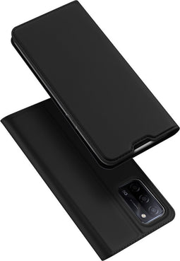 Dux Ducis - Slim bookcase hoes - Geschikt voor Oppo A16 - Zwart