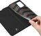 Dux Ducis - Slim bookcase hoes - Geschikt voor Oppo A16 - Zwart