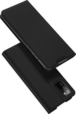 Dux Ducis - Slim bookcase hoes - Geschikt voor Samsung Galaxy A02s - Zwart