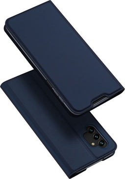 Dux Ducis - Slim bookcase hoes - Geschikt voor Samsung Galaxy A13 4G - Blauw