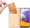 Dux Ducis - Slim bookcase hoes - Geschikt voor Samsung Galaxy A22 4G - Goud