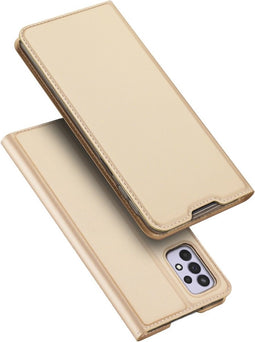 Dux Ducis - Slim bookcase hoes - Geschikt voor Samsung Galaxy A33 5G - Goud