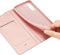 Dux Ducis - Slim bookcase hoes - Geschikt voor Samsung Galaxy S21 FE - Rose Goud