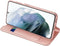 Dux Ducis - Slim bookcase hoes - Geschikt voor Samsung Galaxy S21 FE - Rose Goud