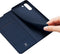 Dux Ducis - Slim bookcase hoes - Geschikt voor Samsung Galaxy S21 FE - Blauw