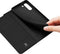 Dux Ducis - Slim bookcase hoes - Geschikt voor Samsung Galaxy S21 FE - Zwart