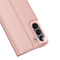 Dux Ducis - Slim bookcase hoes - Geschikt voor Samsung Galaxy S21 FE - Rose Goud