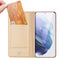 Dux Ducis - Slim bookcase hoes - Geschikt voor Samsung Galaxy S22 Plus / S22+ - Goud