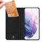Dux Ducis - Slim bookcase hoes - Geschikt voor Samsung Galaxy S22 - Zwart