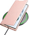 Dux Ducis - Slim bookcase hoes - Geschikt voor Samsung Galaxy S22 Ultra - Rose Goud
