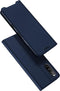 Dux Ducis - Slim bookcase hoes - Geschikt voor Sony Xperia 10 III - Blauw
