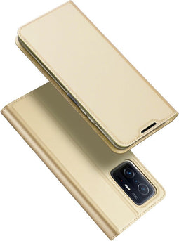 Dux Ducis - Slim bookcase hoes - Geschikt voor Xiaomi 11T / 11T Pro - Goud