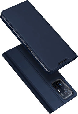 Dux Ducis - Slim bookcase hoes - Geschikt voor Xiaomi 11T / 11T Pro - Blauw