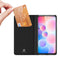 Dux Ducis - Slim bookcase hoes - Geschikt voor Xiaomi Poco F3 - Zwart