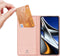 Dux Ducis - Slim bookcase hoes - Geschikt voor Xiaomi Poco X4 Pro 5G - Rose Goud