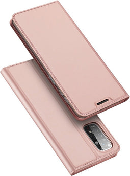Dux Ducis - Slim bookcase hoes - Geschikt voor Xiaomi Redmi Note 11 - Rose Goud