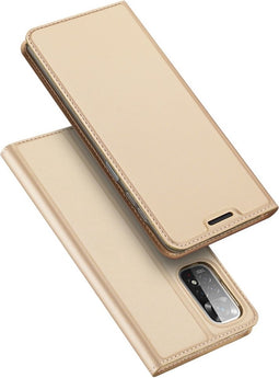 Dux Ducis - Slim bookcase hoes - Geschikt voor Xiaomi Redmi Note 11 - Goud