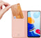Dux Ducis - Slim bookcase hoes - Geschikt voor Xiaomi Redmi Note 11 - Rose Goud