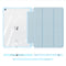 Dux Ducis - Tablet hoes geschikt voor iPad 9.7 (2017/2018) - Toby Serie - Tri-Fold Book Case - Blauw