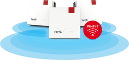 FRITZ!Repeater 1700 - Mesh Wi-Fi Set van 3 - Tot 3.600 Mbit/s - 5-7 ruimtes (set van 3)