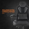 Deltaco GAM-086 - Gamingstoel - RGB-verlichting 39 standen - zwart