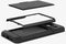 Spigen Slim Armor CS - Soft case - Versterkte valbescherming met pasjesvak - Zwart