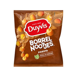 Duyvis - Borrelnootjes duyvis poesta zak 275gr | 8 stuks