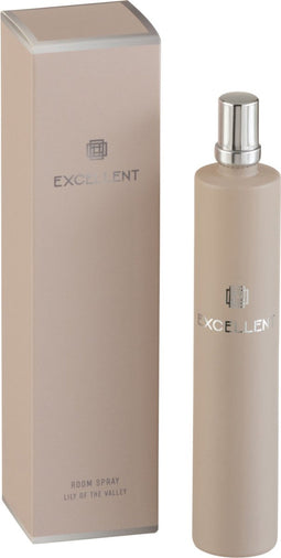J-Line huisparfum Excellent - Lily of the Vally - glas - beige