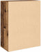 vidaXL - Dressoir - 60x30x75 - cm - bewerkt - hout - oud - houtkleurig