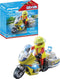PLAYMOBIL City Life Noodmotorfiets met zwaailicht - 71205