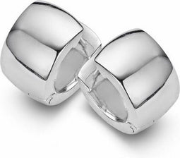 Casa Jewelry Oorringen Biceps - Oorringen - Gerhodineerd - Zilver