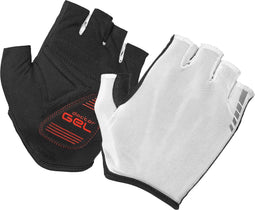 GripGrab Solara - Korte Vinger Zomer Fietshandschoenen - Zondoorlatend met DoctorGel-padding - Wit - Unisex - Maat XL